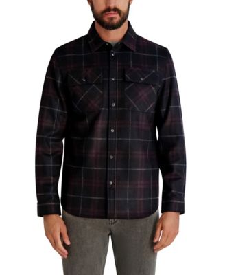 Мужская рубашка-пиджак в клетку от КАРЛА ЛАГЕРФЕЛЬДА в ПАРИЖЕ