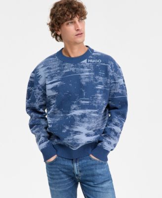 Мужской хлопковый свитер Sorbas с длинным рукавом от Hugo Boss