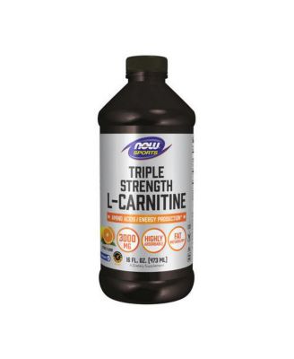 Жидкий L-карнитин NOW Foods, 3000 мг, 16 унций, без цвета