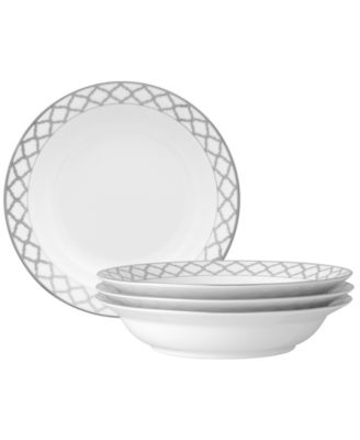 Noritake Eternal Palace, 4 предмета Набор обеденных мисок с ободком, Сервиз на 4 персоны