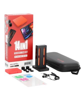 Набор аксессуаров GameFitz 14 в 1 для Nintendo Switch 2, черный