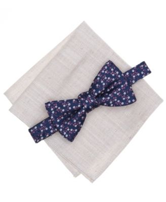 Мужской комплект Bar III с галстуком-бабочкой в цветочек от Sutherland, состоящий из 2 предметов, и квадратными карманами, эксклюзивный от Macy's