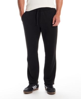 Винтажные и черные мужские брюки в рубчик на завязках черного цвета