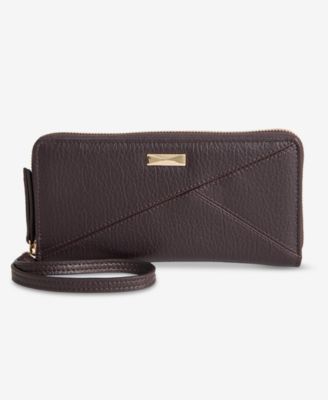 Кошелек на молнии от I.N.C. International Concepts Hazell, эксклюзивно представленный в Macy's grey