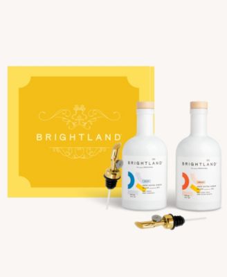 Подарочный набор оливкового масла первого отжима Brightland Duo, 4 предмета