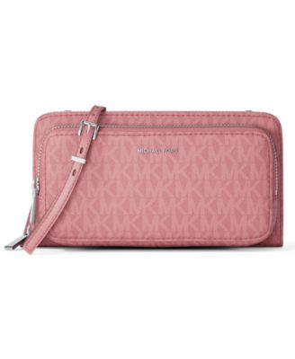 Маленькая сумка через плечо Michael Kors Jet Set от Continental розового цвета