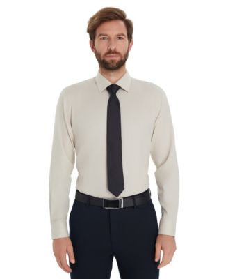 Мужская приталенная рубашка в елочку от Alfani, эксклюзивный бренд Macy's