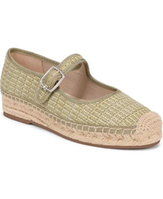 Женские туфли-эспадрильи Mackie Mary Jane от Sam Edelman на плоской подошве зеленого цвета