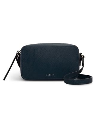 Мини-сумка Radley London Beech Row на молнии через плечо синего цвета