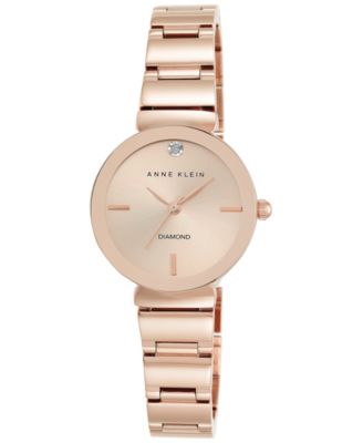 anne klein diamond accent watch