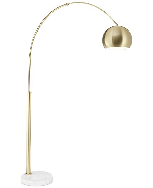 Kathy Ireland Pacific Coast Basque Gold Arc Floor Lamp Reviews All Lighting Home Decor Macy S
