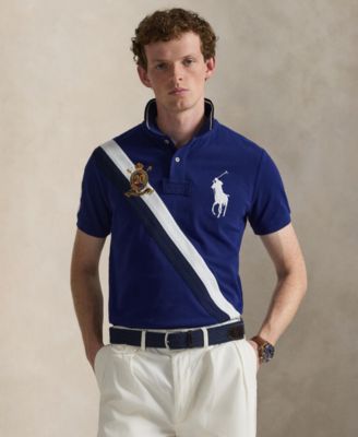 Мужская приталенная рубашка поло Polo Ralph Lauren, созданная на заказ в честь 20-летия компании