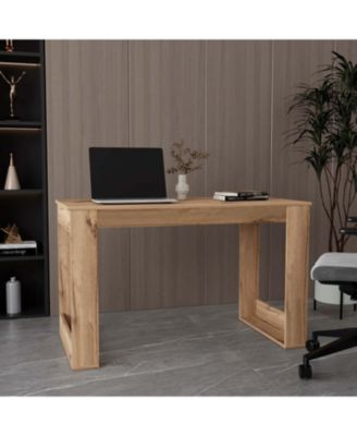 Компьютерный стол Streamdale Furniture Lacey Rectangle из дуба Смоки