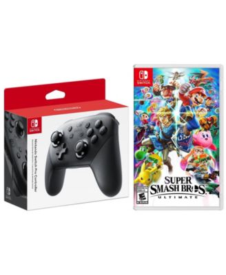 Видеоигра Nintendo Super Smash Bros Ultimate с Pro Controller, черная