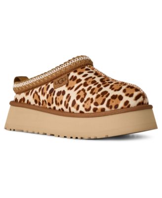 UGG® Женские тапочки-слипоны Tazz Plains коричневого цвета