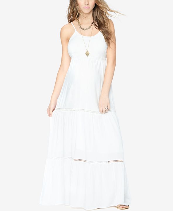 Motherhood Maternity Tiered Maxi Dress & Reviews Maternity Women