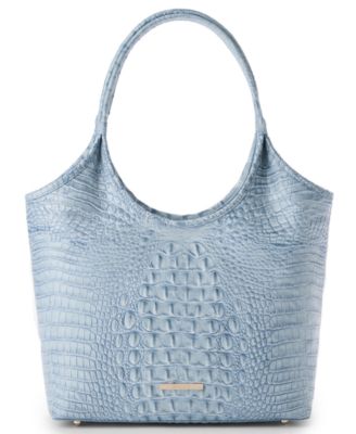 Большая сумка Brahmin Melora Alden Road синего цвета