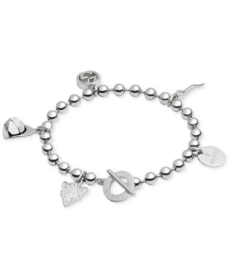 gucci sterling silver charm bracelet