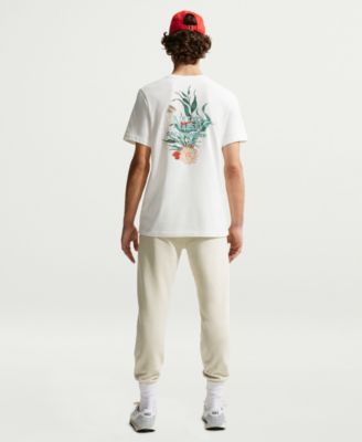 Мужская футболка Nike Sportswear с коротким рукавом белого цвета