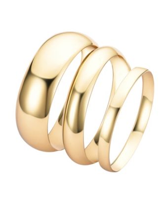 ADORNIA Gold 3-Золотой браслет в комплекте