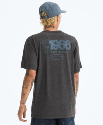 Мужская футболка The North Face с логотипом Tri-Blend Play с коротким рукавом черного цвета
