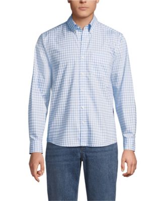 Мужская рубашка из поплина с длинным рукавом Lands'End