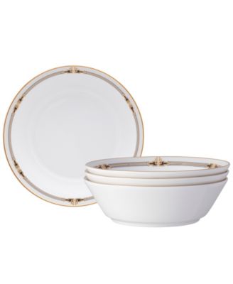 Золотые суповые миски Noritake Empire, набор из 4-х тарелок