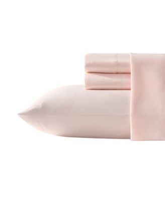 Laura Ashley, Однотонный сатин Bliss, 3 шт. Комплект постельного белья, двойной