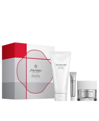 Подарочный набор для очищения и увлажнения кожи Shiseido для мужчин, 3 шт., без цвета