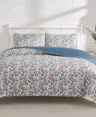 Реверсивные наборы стеганых одеял Lucky Brand Vintage Charm из 3 предметов, King