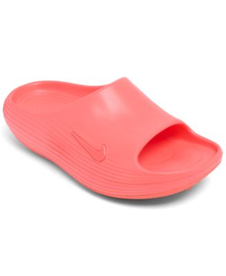 Женские сандалии Nike ReactX Rejuven8 Recovery Slide от Finish Line оранжевого цвета