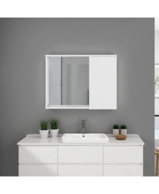 FM FURNITURE Milan Настенный шкафчик для лекарств белый