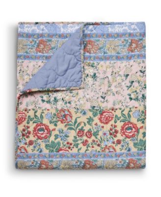 Накидка из хлопковой смеси Greenland Home Fashions Kressida с двусторонним рисунком, 50 x 60 дюймов