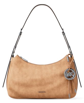 Сумка-трансформер Michael Kors Nolita из нубука средней плотности коричнево-бежевого цвета