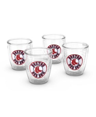 Набор 4 термостаканов Tervis Boston Red Sox 355 мл, белый