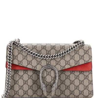 Бывшая в употреблении сумка Gucci Medium Dionysus коричневого цвета из холста с покрытием GG