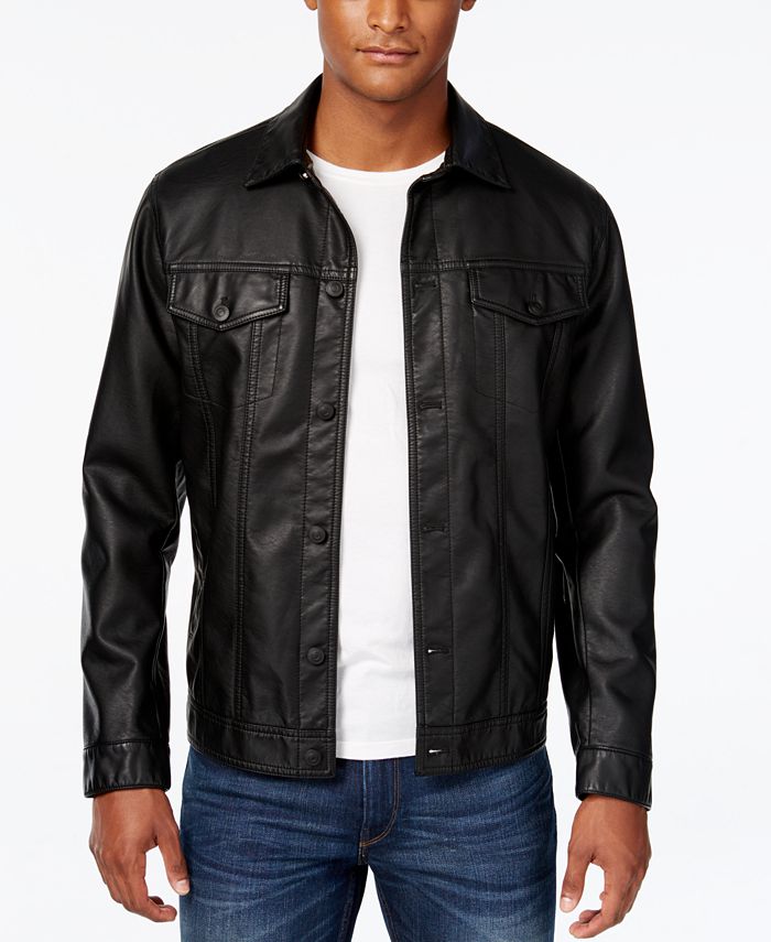 American Rag Men S Trucker Jacket Created For Macy S Reviews Coats Jackets Men Macy S