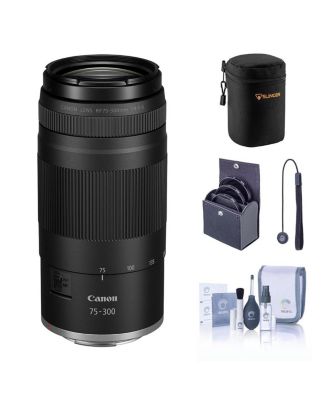 Объектив Canon RF 75–300 мм f/4–5.6 в комплекте, черный