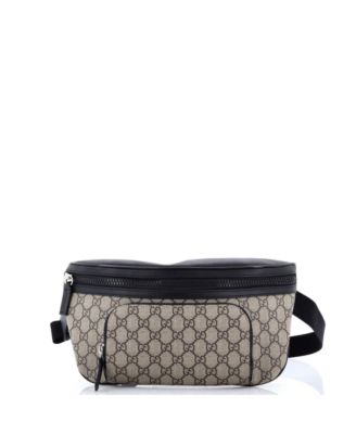 Бывшая в употреблении поясная сумка Gucci Large Eden коричневого цвета из холста с покрытием GG