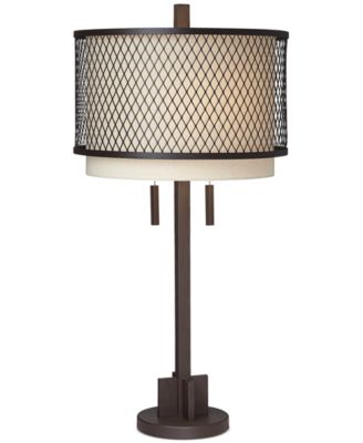 double shade table lamp