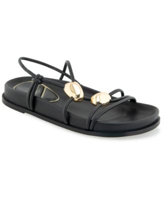 Женские босоножки на плоской подошве Vera с круглым носком от Kenneth Cole New York, черные