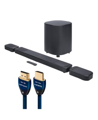 7.1-канальная звуковая панель JBL BAR 700 MK2 с кабелем AudioQuest Sky 3 м HDMI черный