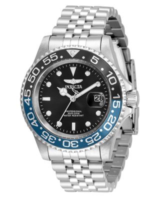 Мужские кварцевые часы Invicta 34104 Pro Diver с 3 ручными циферблатами серебристого цвета