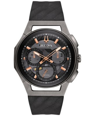 all black men's bulova watch