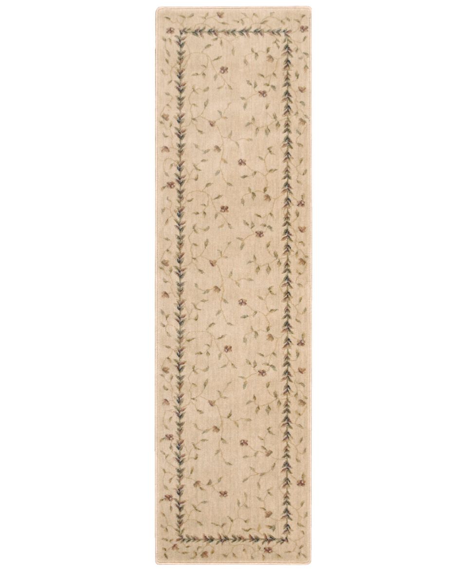 Nourison Area Rug, Somerset ST04 Emily Beige 2 x 5 9 Runner Rug