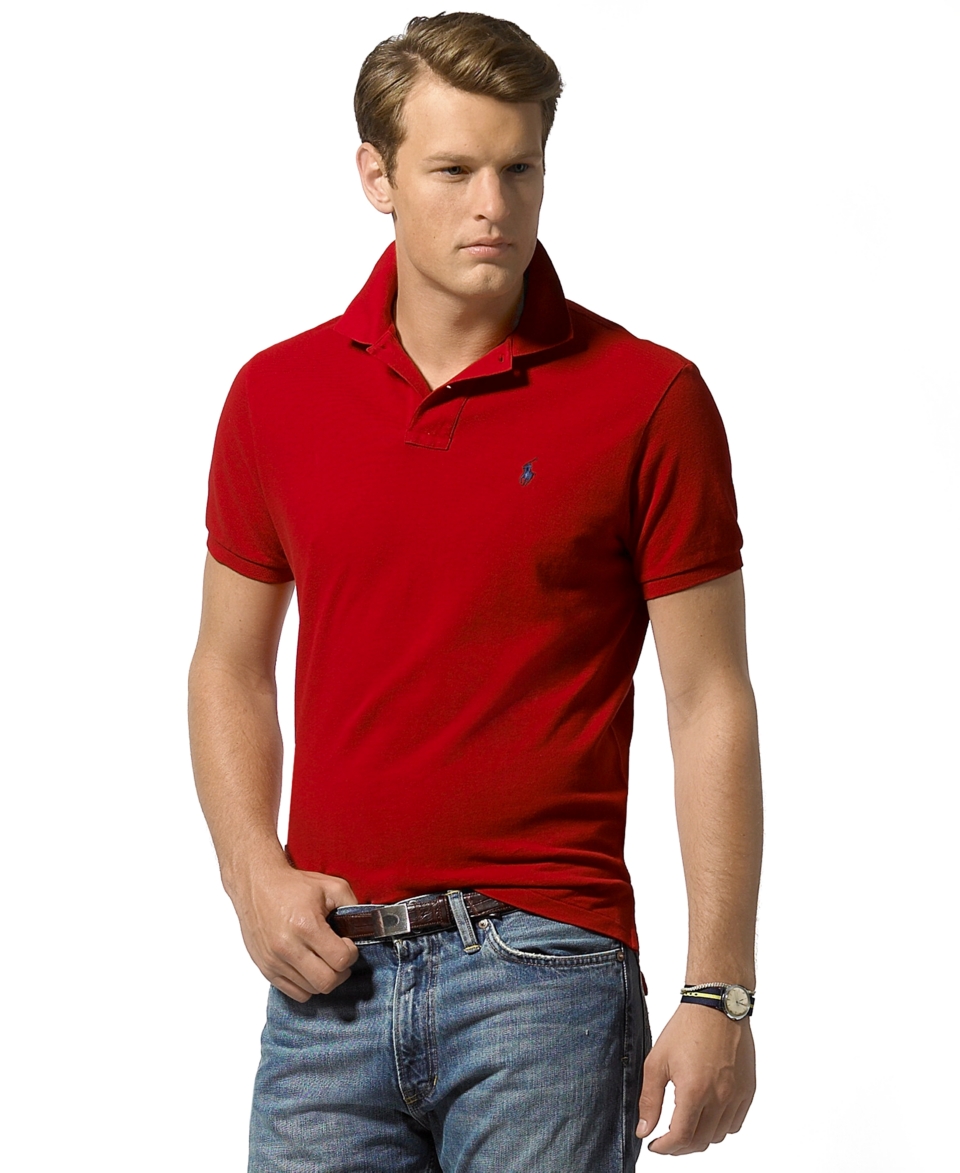 Polo Ralph Lauren Core Polo Shirts, Slim Custom Fit Mesh   Mens Polos