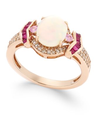 opal and ruby rings