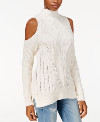 macys cold shoulder sweaters