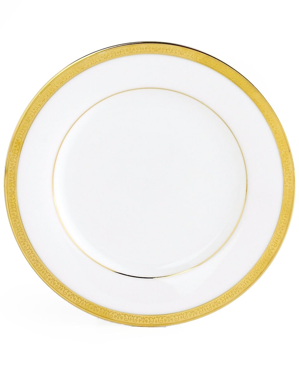 Charter Club Grand Buffet Gold Cup and Saucer   Fine China   Dining