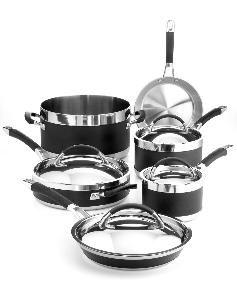 Anolon Ultra Clad 10 Piece Cookware Set   Cookware   Kitchen